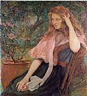 Robert Reid The Pink Cape painting